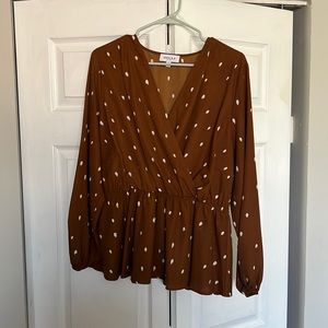 Peplum top-never worn